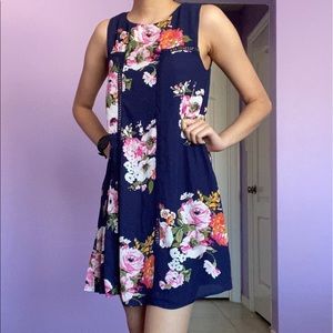 Francesca’s XS Blue Rain Dress